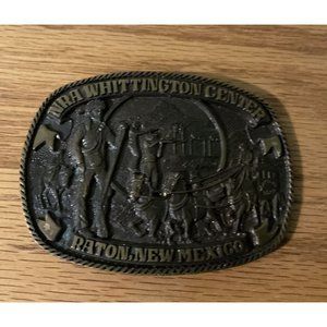 Vintage Belt Buckle NRA Whittington Center Raton New‎ Mexico Collectors Edition